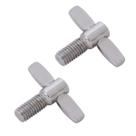 Kit 2 Borboletas Macho 8mm Privilege 11.4 Cromada Kit 2 Borboletas Macho 8mm Privilege 11.4 Cromada