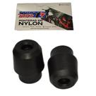 Kit 2 Borracha Batente Ponteira Nilon Stunt Race Stunt Cage