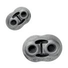 Kit 2 Borrachas Coxim Escapamento Jac J2 J3 Honda Civic Fit