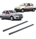 Kit 2 Borrachas Vidros Pestanas Externa Dianteira Siena 2001
