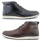 Kit 2 Bota Casual Coturno Masculino Half Cab Ajuste em Cadarço