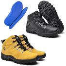 Kit 2 Bota Coturno Adventure Masculino Casual Cat skill+ Pamilha de Gel