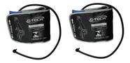 Kit 2 Braçadeiras Premium 33x43cm - Para Medidores Digitais Preto
