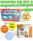 Kit 2 Brinquedo Didatico Quebra-cabeça Descobrindo O Alfabeto Infantil E Jogo Educativo Aprendendo O Alfabeto