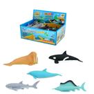 Kit 2 Brinquedos Antistress Animais Marinhos Squishy Estica