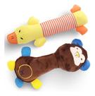 Kit 2 Brinquedos De Pelúcia Para Cães Pet Cachorros Pequeno Porte e Filhotes Happy Day Premium