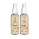 Kit 2 Brumas Gold Castilla 120mL Glow Dourado, Hidratação, Fixação e Nutrição com Pêssego