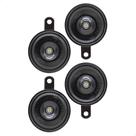 Kit 2 Buzinas Automotiva Paquerinha Universal 12v 77mm