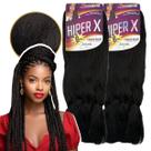 Kit 2 Cabelo Jumbo Tranças Hiper X Jumbão Box Braid