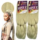 Kit 2 Cabelo Jumbo Tranças Hiper X Jumbão Box Braid Kit 2 Cabelo Jumbo Tranças Hiper X Jumbão Box Braid