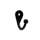 Kit 2 Cabide Gancho Simples Grande Preto Ref. 6101 - Loth