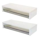 Kit 2 Cabideiros de Parede Arara Porta Roupas Quarto Closet Branco - Straub Web Kit 2 Cabideiros de Parede Arara Porta Roupas Quarto Closet Branco - Straub Web