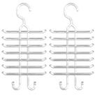 Kit 2 Cabides para Gravatas Cintos Suporte Organizador de Closets Armários Cristal