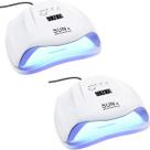 Kit 2 Cabines Led UV Sun X 54W 36 Leds Bivolt Nails