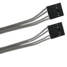 Kit 2 cabo flat 4 vias c/rabicho agl