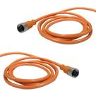 Kit 2 cabo sensor indutivo lkm02-2-4p 4v 5mt pnp lukma