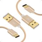 Kit 2 Cabo USB-C Carregamento Rapido 3A 60W Reforçado 1,5 M Kit 2 Cabo USB-C Carregamento Rapido 3A 60W Reforçado 1,5 M