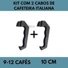Kit 2 Cabos Alças Para Cafeteira Italiana 6 /9-12 Cafés Xícaras