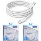 Kit 2 Cabos USB-C para TIPO-C 1 Metro para Quick Charge 20w
