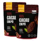Kit 2 Cacau Em Pó Alcalino 100% Puro 454g Wood Superfoods