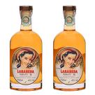 Kit 2 Cachaças Labareda Paratiana 700 ml Artesanal com Notas Amadeiradas e Sabor Inigualável
