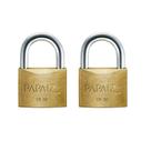 Kit 2 Cadeado Papaiz Cr 50 Cor Dourado