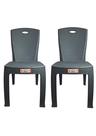 Kit 2 Cadeira Bistro Rattan Cairo Cinza