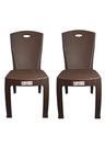 Kit 2 Cadeira Bistro Rattan Cairo Marrom