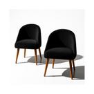 Kit 2 Cadeira Lua Para Mesa De Jantar Cadeira Poltrona Decorativa Para Penteadeira Sala De Jantar