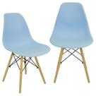 Kit 2 Cadeiras Charles Eames Eiffel Wood Design