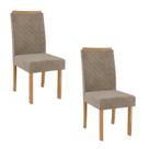 Kit 2 Cadeiras com Espaldar para Sala de Jantar Elegance