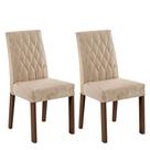 Kit 2 Cadeiras de Jantar 4254 Madesa - Rustic/Imperial