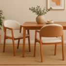 Kit 2 Cadeiras de Jantar Consultório Recepção De Madeira Com material sintético Reforçada