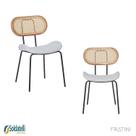 Kit 2 Cadeiras Design Toscana Base Preta ou Champagne Várias Cores Fratini Kit 2 Cadeiras Design Toscana Base Preta ou Champagne Várias Cores Fratini