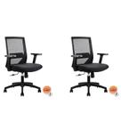 Kit 2 Cadeiras Diretor NR17 Office Chicago