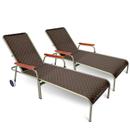 Kit 2 Cadeiras Espreguiçadeiras Piscina Reclinável Acquaflex Kit 2 Cadeiras Espreguiçadeiras Piscina Reclinável Acquaflex