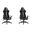 Kit 2 Cadeiras Gamer Atlético Mineiro Cam 3318 Espresso Móveis