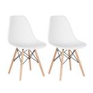 Kit 2 Cadeiras Laráz Eames Eiffel DSW - Branco Kit 2 Cadeiras Laráz Eames Eiffel DSW - Branco