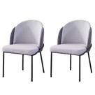 Kit 2 Cadeiras Nevada Denali Fratini Assento em tecido Cinza Base Aço Carbono Kit 2 Cadeiras Nevada Denali Fratini Assento em tecido Cinza Base Aço Carbono