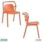 Kit 2 Cadeiras Outdoor Enjoy UV Empilhável Várias Cores - Rivatti