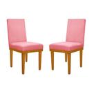 Kit 2 Cadeiras Para Mesa De Sala Jantar Estofada