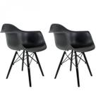 Kit 2 Cadeiras Polipropileno DSW Eames Arm