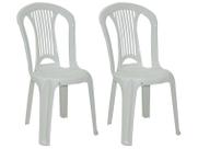 Kit 2 Cadeiras Polipropileno Tramontina Basic