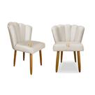 Kit 2 Cadeiras Poltronas Pétala Escritório Sala de Jantar Moderna Elegante