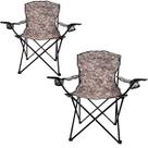 Kit 2 Cadeiras Reforçadas Camping Pesca Praia Até 150kg Kala