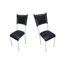 Kit 2 cadeiras sala de jantar e cozinha para mesa reforçada