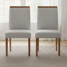 Kit 2 Cadeiras Veludo ou Linho Estofadas Detalhe Madeira Sala de Jantar Conforto Estilo Moderno Ambientes Elegantes