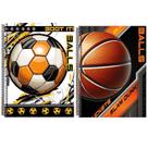 Kit 2 Caderno Balls Capa Dura 160 Folhas Arame Reforçado