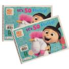 Kit 2 Caderno Desenho Cartografia Esp 48fls Malvado Favorito
