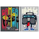 Kit 2 Caderno Tilibra Spice Arame Capa Dura 80 Folhas